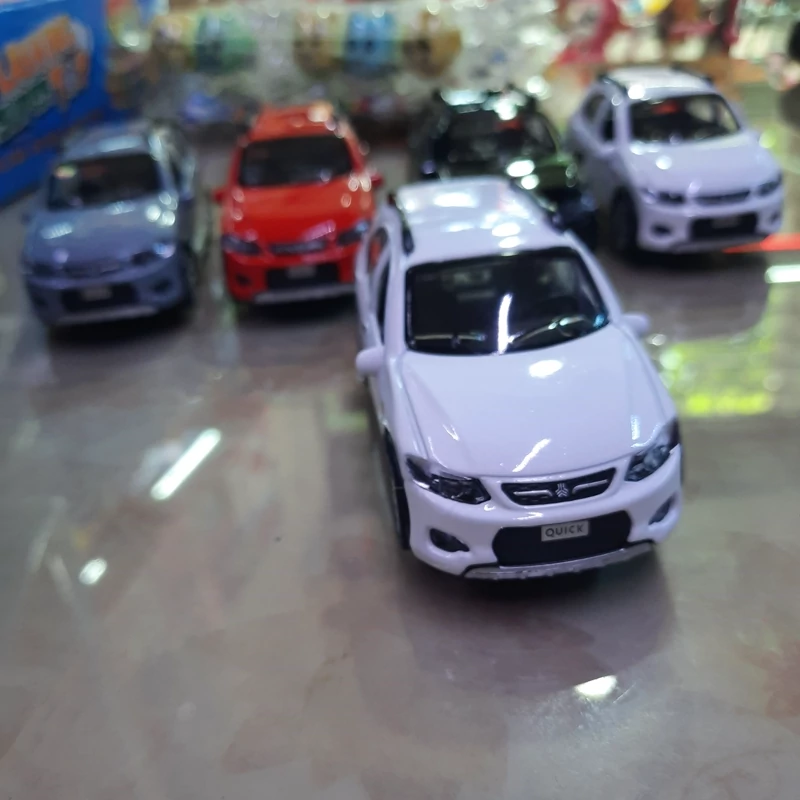 ماکت فلزی کوییک دو در بازشو موزیکال چراغ دار و عقب کش