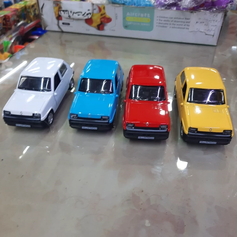 ماکت فلزی رنو 5 موزیکال چراغدار عقب کش