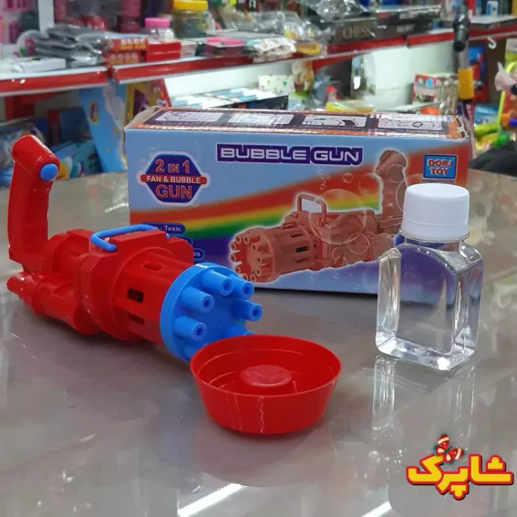 حباب ساز باطری خور طرح تفنگ تک جعبه