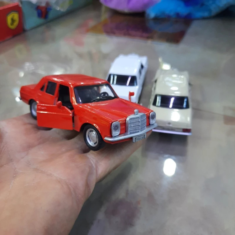 ماکت فلزی قدیمی بنز عقب کش