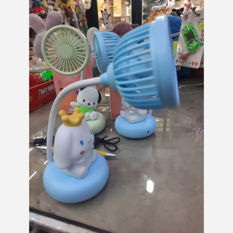 چراغ خواب با پنکه شارژی تک جعبه وارداتی