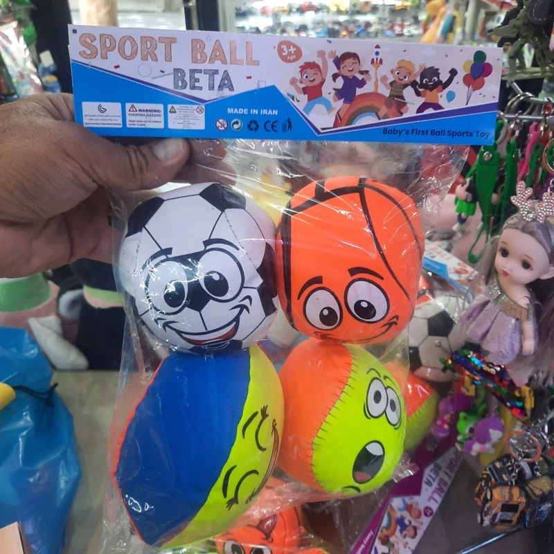 توپ پک  4 عددی اسفنجی بتا