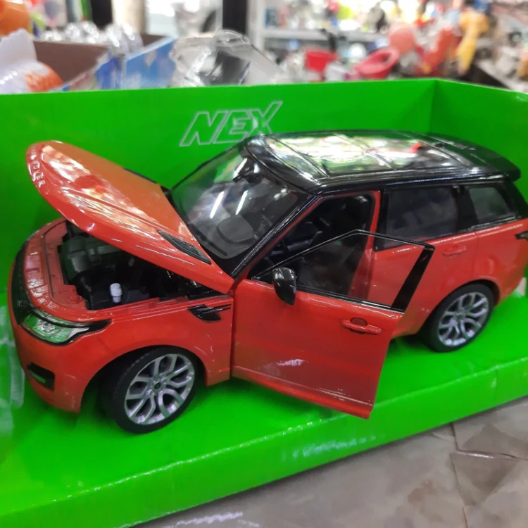 ماکت فلزی رنجرور (Range Rover Sport)سه در بازشو ،برند ویلی تک جعبه فرمان پذیر