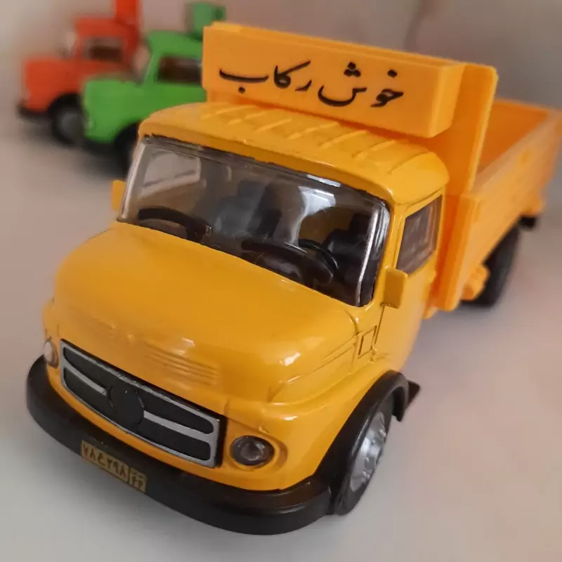 ماکت فلزی بنز باری موزیکال چراغدار