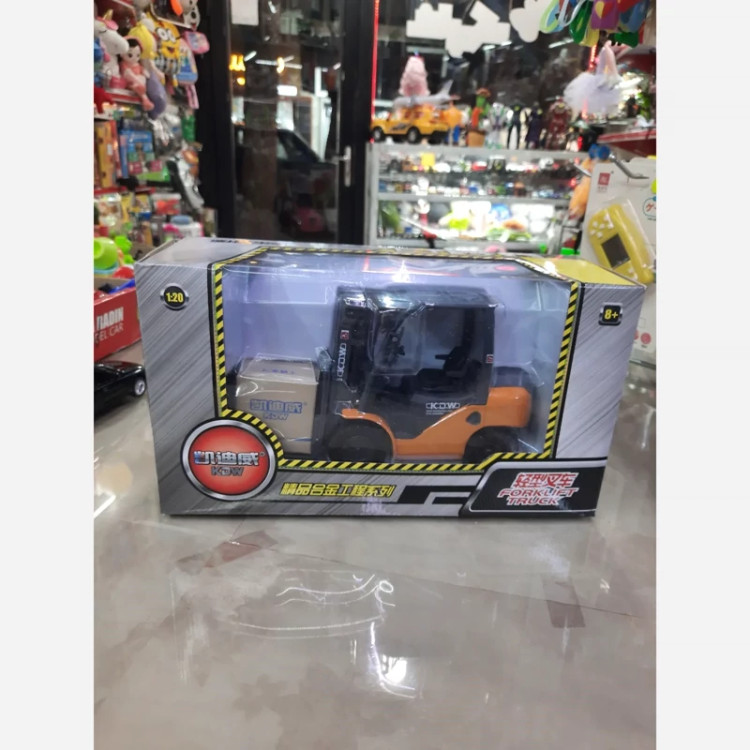 ماکت فلزی لیفتراک برند KDW تک جعبه