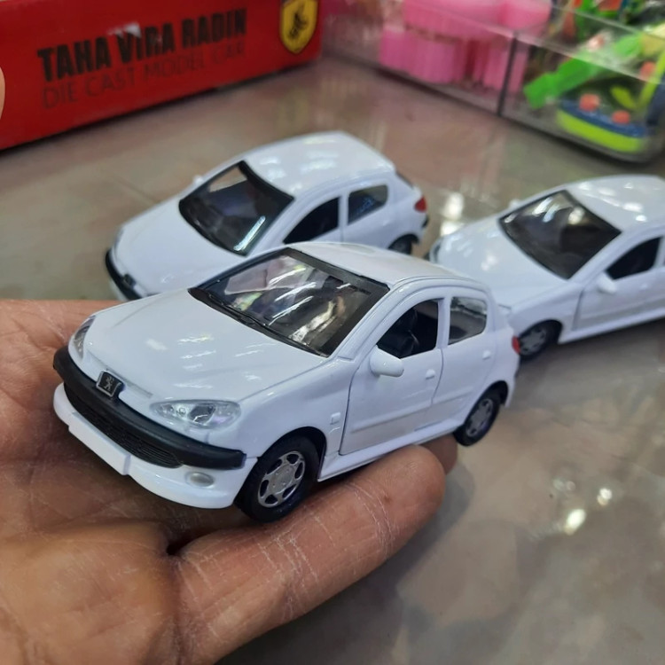 ماکت فلزی 206 ساده عقب کش طاها