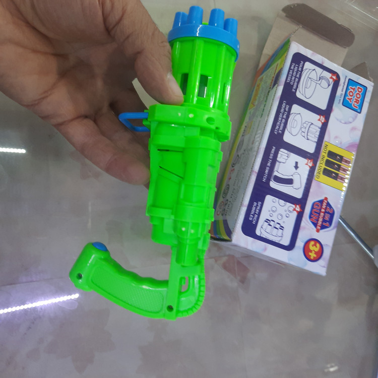 حباب ساز باطری خور طرح تفنگ تک جعبه